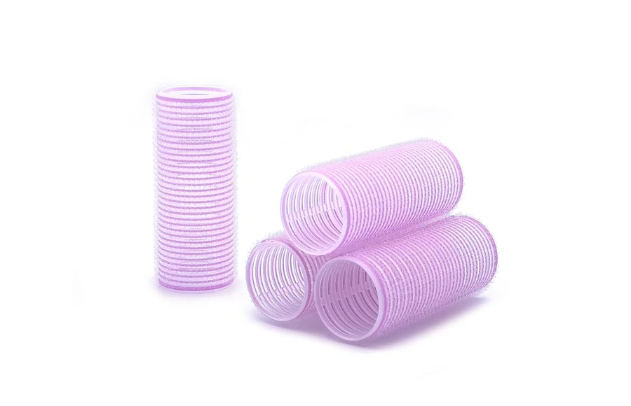 Rouleau à cheveux violet