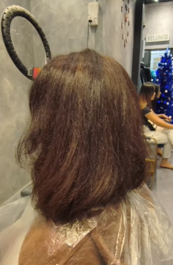 heat damaged hair