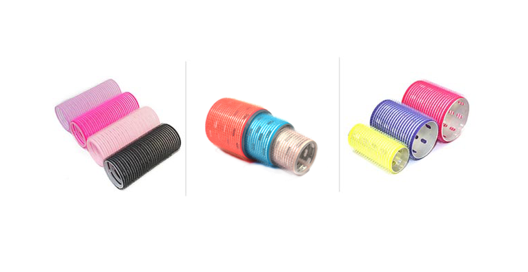 Comparison of three materials of hair rollers