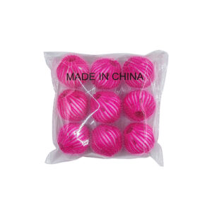 Rose red laundry ball