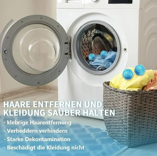 How to use the pet hair cleaning ball