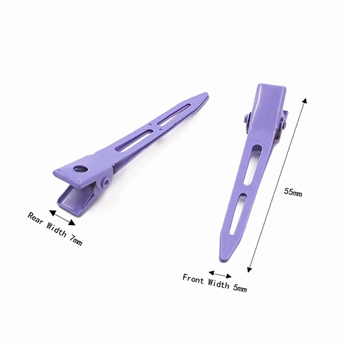 カラフル5.5cmノーマーク・ヘアクリップ