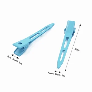 Kolorowe klipsy do włosów 5,5 cm bez oznaczeń