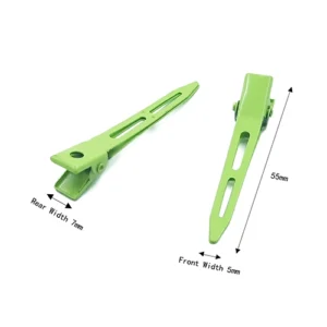 컬러풀한 5.5cm 노마크 헤어 클립