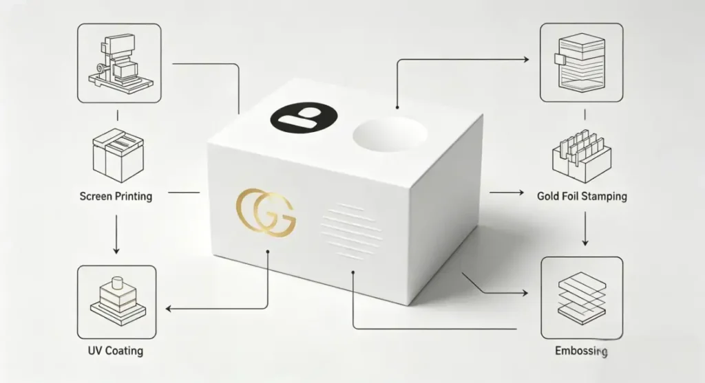 Step-by-step process for custom hair roller set packaging from specs to production